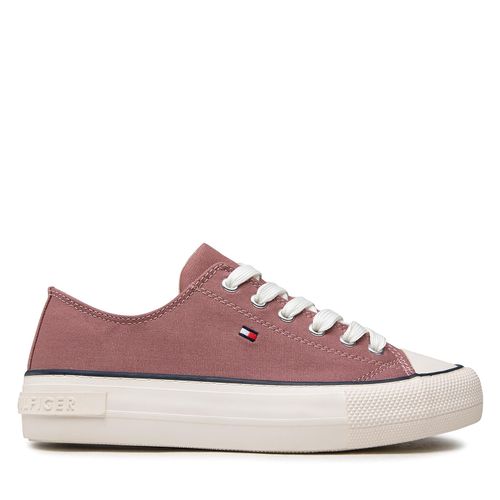 Sneakers Tommy Hilfiger Low Cut Lace-Up Sneaker T3A4-32118-0890 S Antique Rose 303 - Chaussures.fr - Modalova