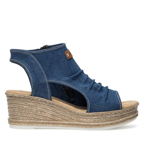 Sandales Rieker 68791-12 Bleu - Chaussures.fr - Modalova