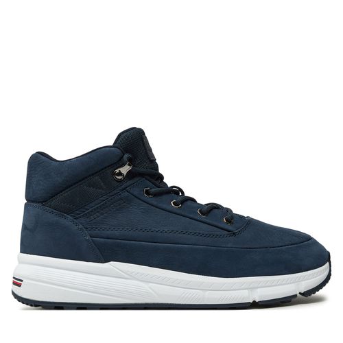 Sneakers Tommy Hilfiger Hilfiger Warm Nubuck Hybrid B FM0FM05189 Bleu marine - Chaussures.fr - Modalova