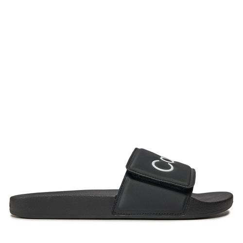 Mules / sandales de bain Calvin Klein Pool Slide Adj HM0HM01357 Noir - Chaussures.fr - Modalova