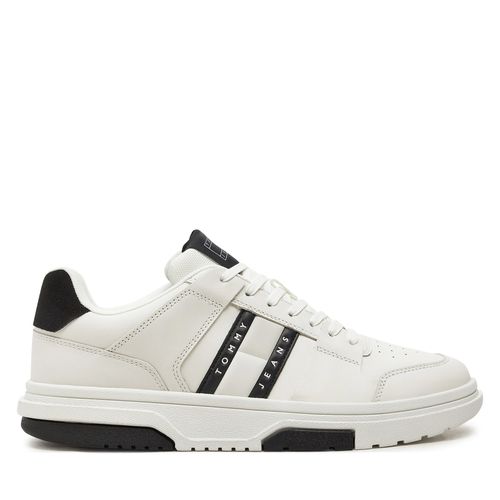 Sneakers Tommy Jeans The Brooklyn Leather EM0EM01521 Blanc - Chaussures.fr - Modalova