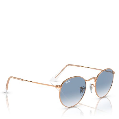 Lunettes de soleil Ray-Ban Round Metal 0RB3447 92023F Or - Chaussures.fr - Modalova
