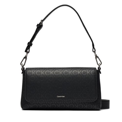 Sac à main Calvin Klein Ck Must Shoulder Bag_Epi Mono K60K611360 Black Mono 0GJ - Chaussures.fr - Modalova