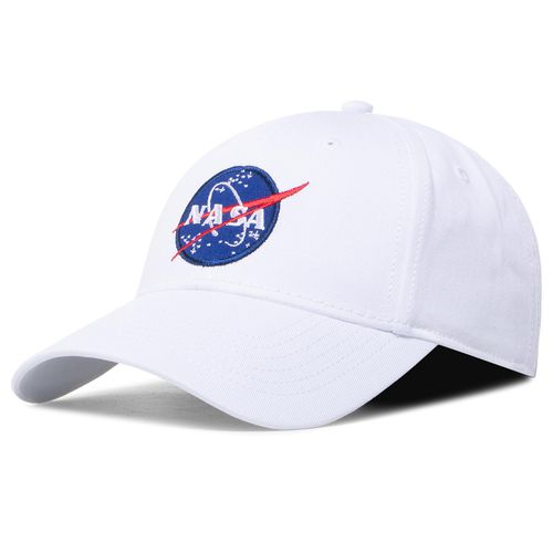 Casquette Alpha Industries Nasa Cap 186903 White 09 - Chaussures.fr - Modalova