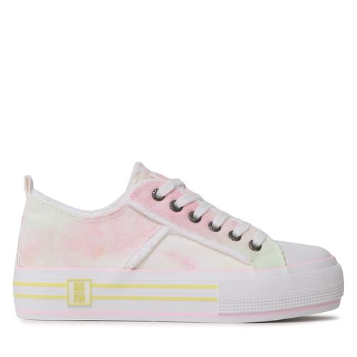 Sneakers Big Star Shoes LL274174 White/Pink/Yellow - Chaussures.fr - Modalova