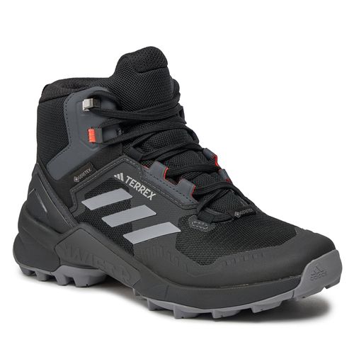 Chaussures adidas Terrex Swift R3 Mid GORE-TEX Hiking Shoes HR1308 Core Black/Grey Three/Solar Red - Chaussures.fr - Modalova