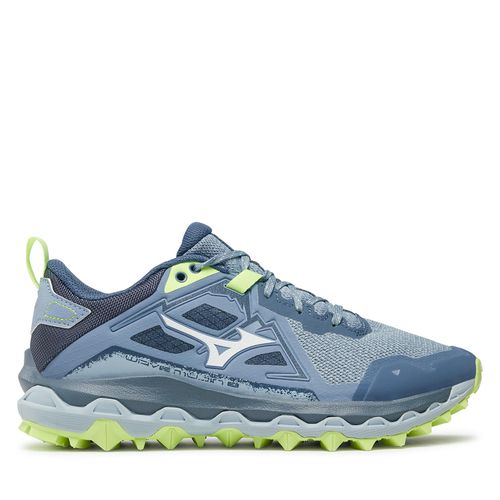 Chaussures Mizuno Wave Mujin 8 J1GK2170 Troposphere/White/Neo Lime - Chaussures.fr - Modalova