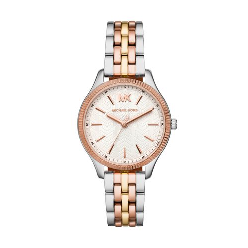 Montre Michael Kors Mini Lexington MK6642 Multicolour/Gold - Chaussures.fr - Modalova