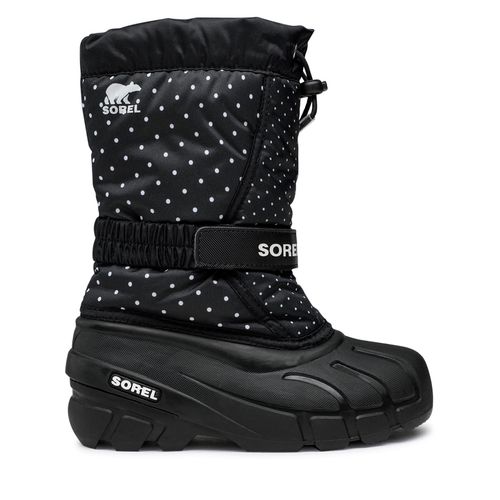 Bottes de neige Sorel Youth Flurry Print NY3503-010 Black - Chaussures.fr - Modalova