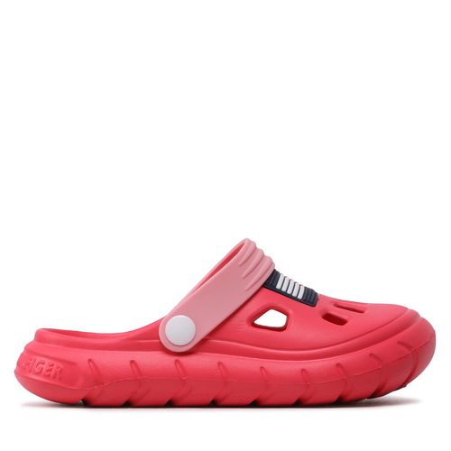 Mules / sandales de bain Tommy Hilfiger Flag Comfy Sandal T1A2-32780-0083 S Fuchsia/Pink A355 - Chaussures.fr - Modalova