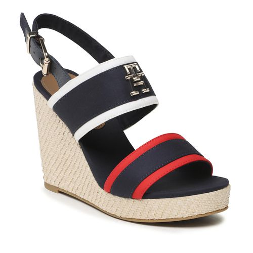 Espadrilles Tommy Hilfiger Rwb Feminne Wedge FW0FW07180 Rwb 0GY - Chaussures.fr - Modalova