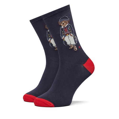 Chaussettes hautes Polo Ralph Lauren 455956263001 Bleu marine - Chaussures.fr - Modalova