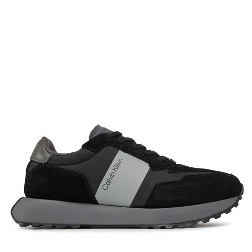 Sneakers Calvin Klein Low Top Lace Up Mix HM0HM00497 Black/Magnet 0GL - Chaussures.fr - Modalova