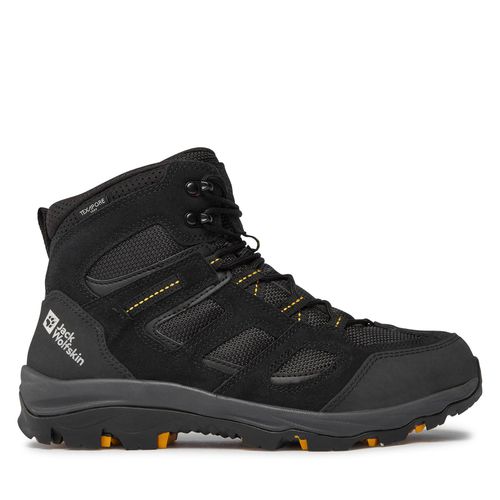 Chaussures de trekking Jack Wolfskin Vojo 3 Texapore Mid M 4042462 Black / Burly Yellow Xt - Chaussures.fr - Modalova
