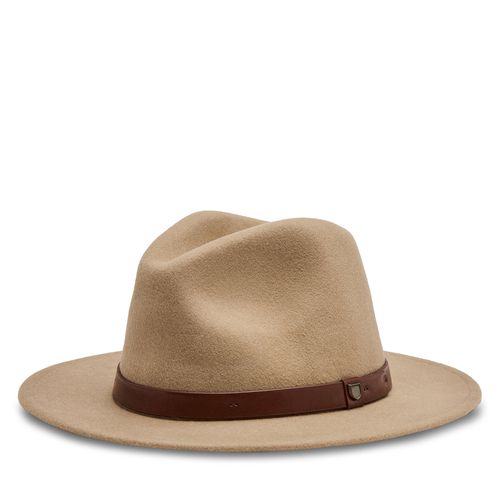 Chapeau Brixton Messer Fedora 10763 Sand - Chaussures.fr - Modalova