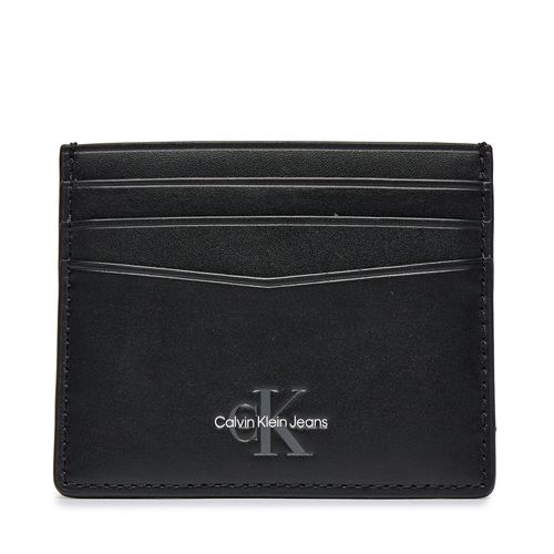 Étui cartes de crédit Calvin Klein Jeans Monogram Soft K50K512441 Noir - Chaussures.fr - Modalova