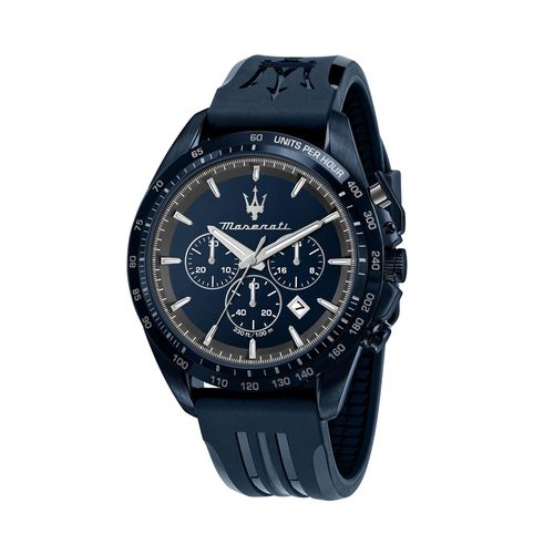 Montre Maserati Traguardo R8871612042 Navy - Chaussures.fr - Modalova