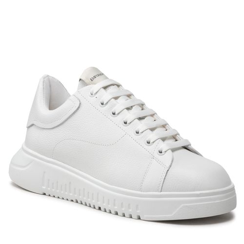 Sneakers Emporio Armani X4X264 XF532 00001 Blanc - Chaussures.fr - Modalova