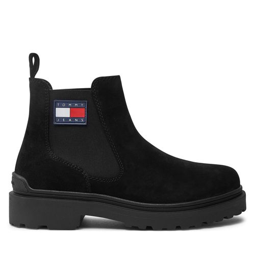 Bottines Chelsea Tommy Jeans EM0EM01468 Noir - Chaussures.fr - Modalova