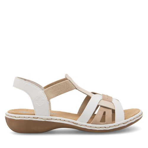 Sandales Rieker 65918-81 White - Chaussures.fr - Modalova