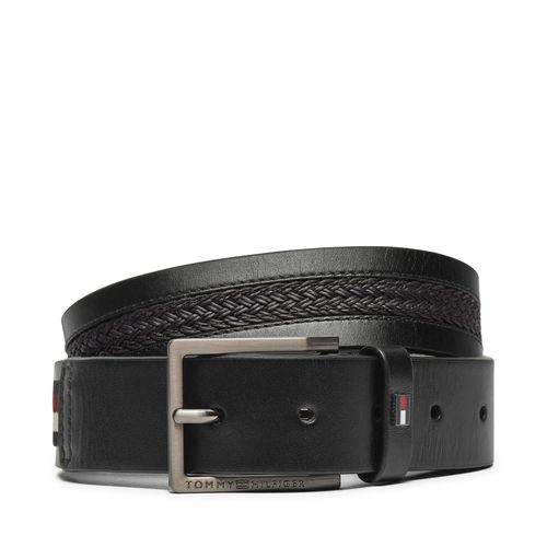 Ceinture Tommy Hilfiger Oliver AM0AM12816 Noir - Chaussures.fr - Modalova