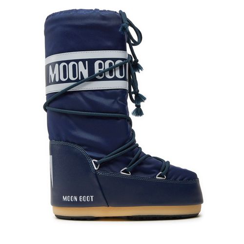 Bottes de neige Moon Boot Nylon 14004400002 Blue - Chaussures.fr - Modalova
