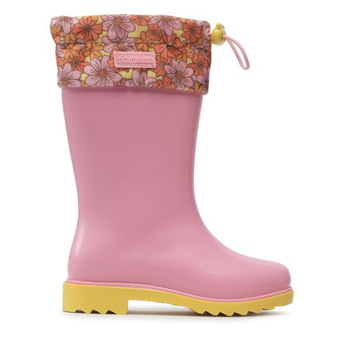 Bottes de pluie Melissa Mini Melissa Rain Boot III Inf 33616 Pink/Yellow AB198 - Chaussures.fr - Modalova