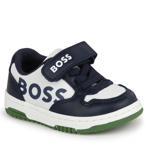 Sneakers Boss J50875 M Bleu marine - Chaussures.fr - Modalova
