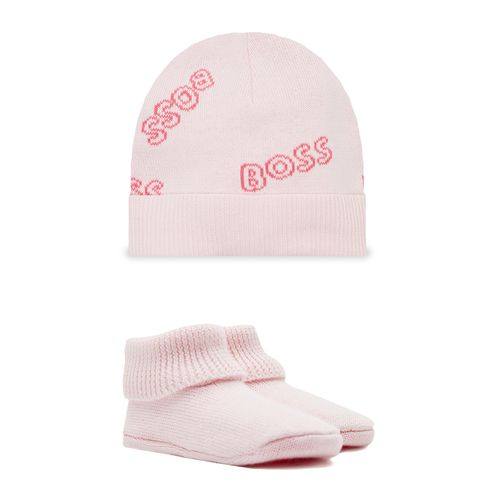 Ensemble bonnet et chaussettes Boss J98386 Pale Pink 44L - Chaussures.fr - Modalova