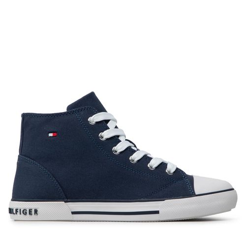 Sneakers Tommy Hilfiger Higt Top Lace-Up T3X4-32209-0890 S Bleu marine - Chaussures.fr - Modalova