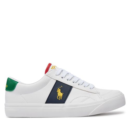 Sneakers Polo Ralph Lauren RL00564110 J White Tumbled/Navy/Green W/ Yellow Pp - Chaussures.fr - Modalova