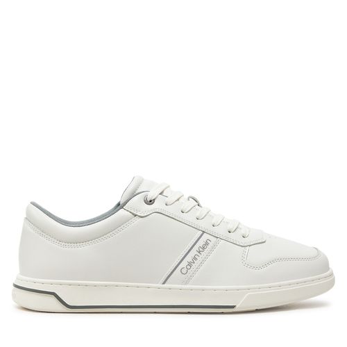 Sneakers Calvin Klein Low Top Lace Up Logo HM0HM01491 Blanc - Chaussures.fr - Modalova