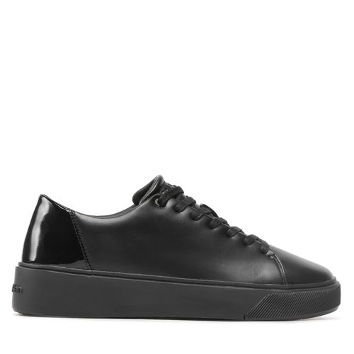 Sneakers Calvin Klein Low Top Lace Up Festive HM0HM00869 Triple Black 0GJ - Chaussures.fr - Modalova