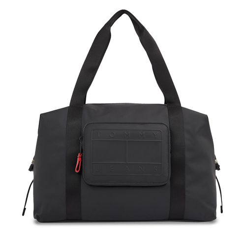 Sac Tommy Jeans Tjm Street Trek Duffle AM0AM12345 Black BDS - Chaussures.fr - Modalova