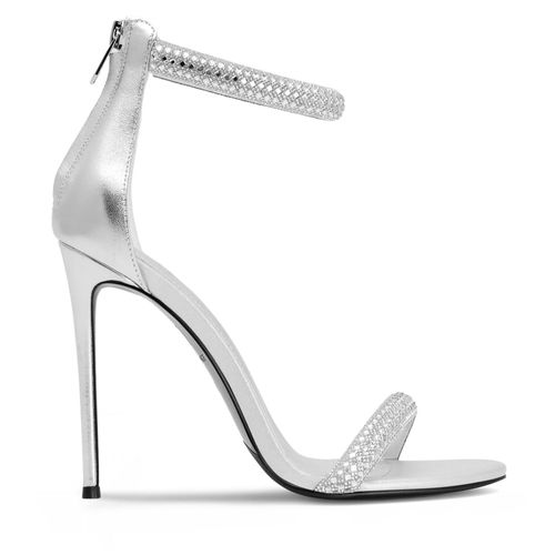 Sandales Eva Minge MARGUERITE-2360-103 Silver - Chaussures.fr - Modalova