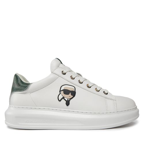Sneakers KARL LAGERFELD KL52533N White Lthr w/Dk Green 01F - Chaussures.fr - Modalova