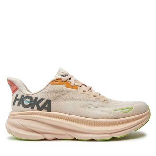 Chaussures de running Hoka Clifton 9 1127896 Beige - Chaussures.fr - Modalova