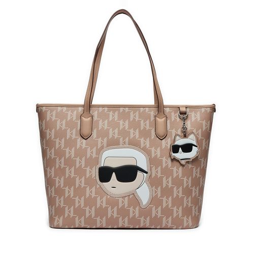 Sac à main KARL LAGERFELD 240W3087 Beige - Chaussures.fr - Modalova