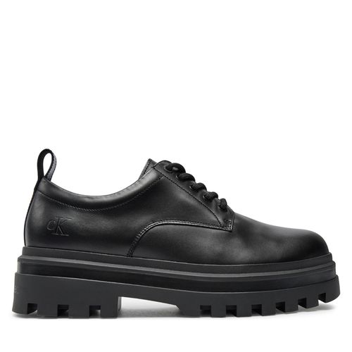 Chaussures basses Calvin Klein Jeans Lugged YM0YM01085 Noir - Chaussures.fr - Modalova