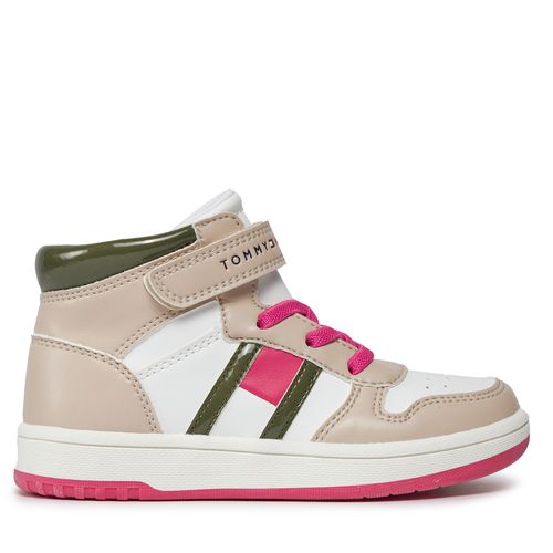 Sneakers Tommy Hilfiger T3A9-32961-1434Y609 S Beige/Off White/Army Green Y609 - Chaussures.fr - Modalova