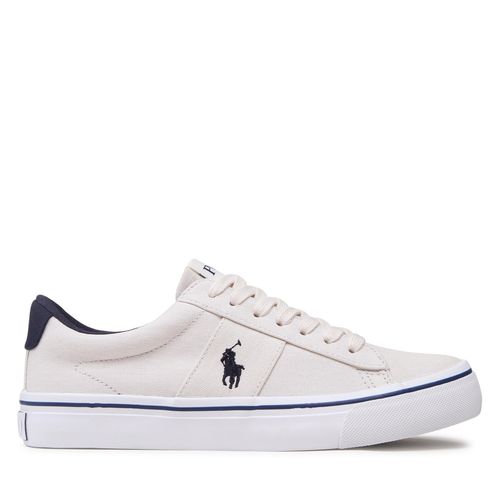 Tennis Polo Ralph Lauren Sayer RF103767 Sand Recycled Canvas w/ Navy PP - Chaussures.fr - Modalova