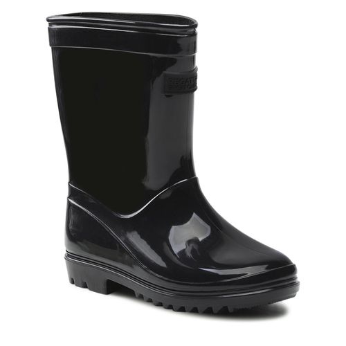 Bottes de pluie Regatta Wenlock Junior RKF667 Black 800 - Chaussures.fr - Modalova