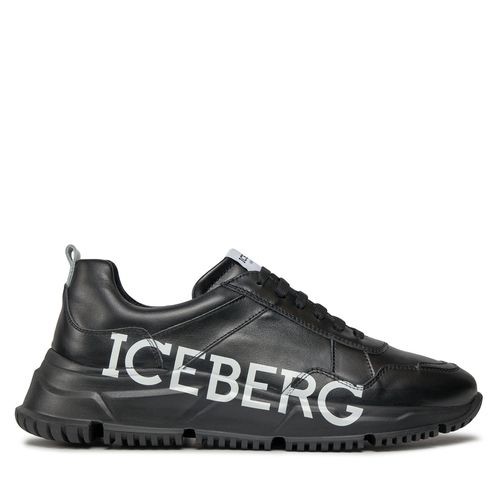 Sneakers Iceberg Gregor IU1631 Comb. Black Print - Chaussures.fr - Modalova