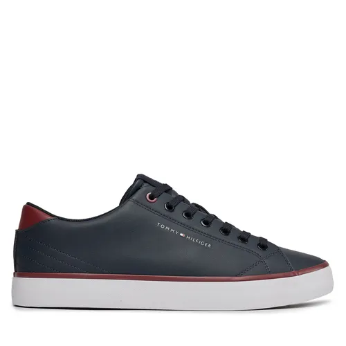 Sneakers Tommy Hilfiger Th Hi Vulc Core Low Leather FM0FM05041 Bleu marine - Chaussures.fr - Modalova