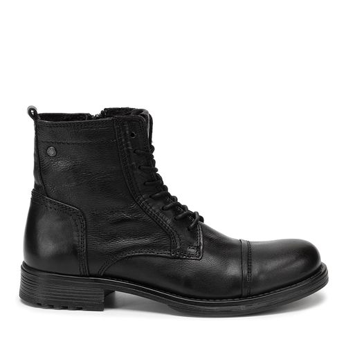 Bottes Jack&Jones Russel Leather 12155999 Noir - Chaussures.fr - Modalova