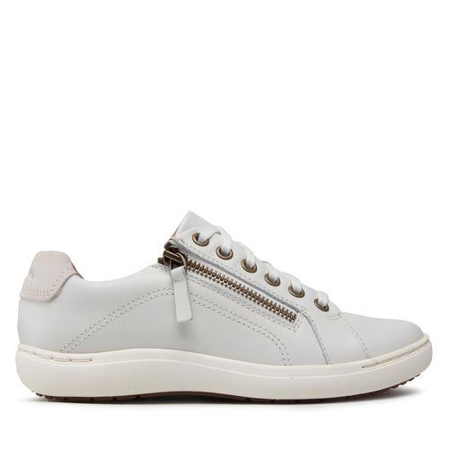 Sneakers Clarks Nalle Lace 261650014 White Leather - Chaussures.fr - Modalova