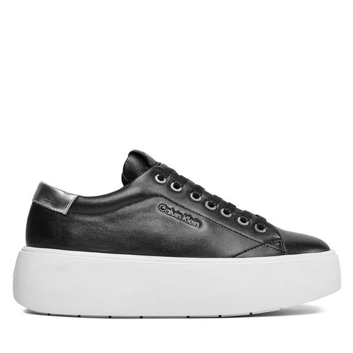 Sneakers Calvin Klein Bubble Cupsole Lace Up HW0HW01861 Black/Silver 0GN - Chaussures.fr - Modalova