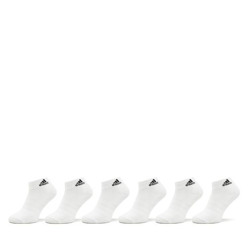 Chaussettes basses unisex adidas Cushioned Sportswear Ankle Socks 6 Pairs HT3442 Blanc - Chaussures.fr - Modalova