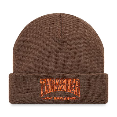 Bonnet HUF Field Crew Beanie BN00133 Chocolate - Chaussures.fr - Modalova