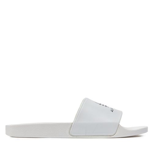 Mules / sandales de bain Alpha Industries Silder 106956 Blanc - Chaussures.fr - Modalova